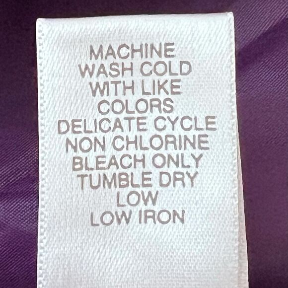 Avenue Plus Purple Quilted Lightweight Vest 14 - Picture 6 of 9